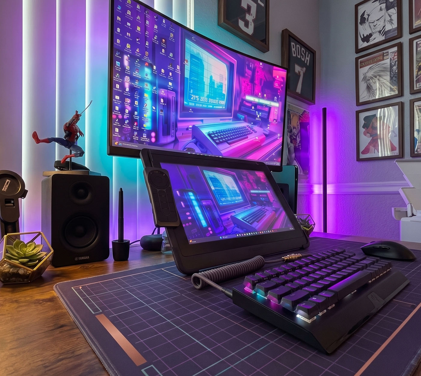 MALOMEDIA studio workspace