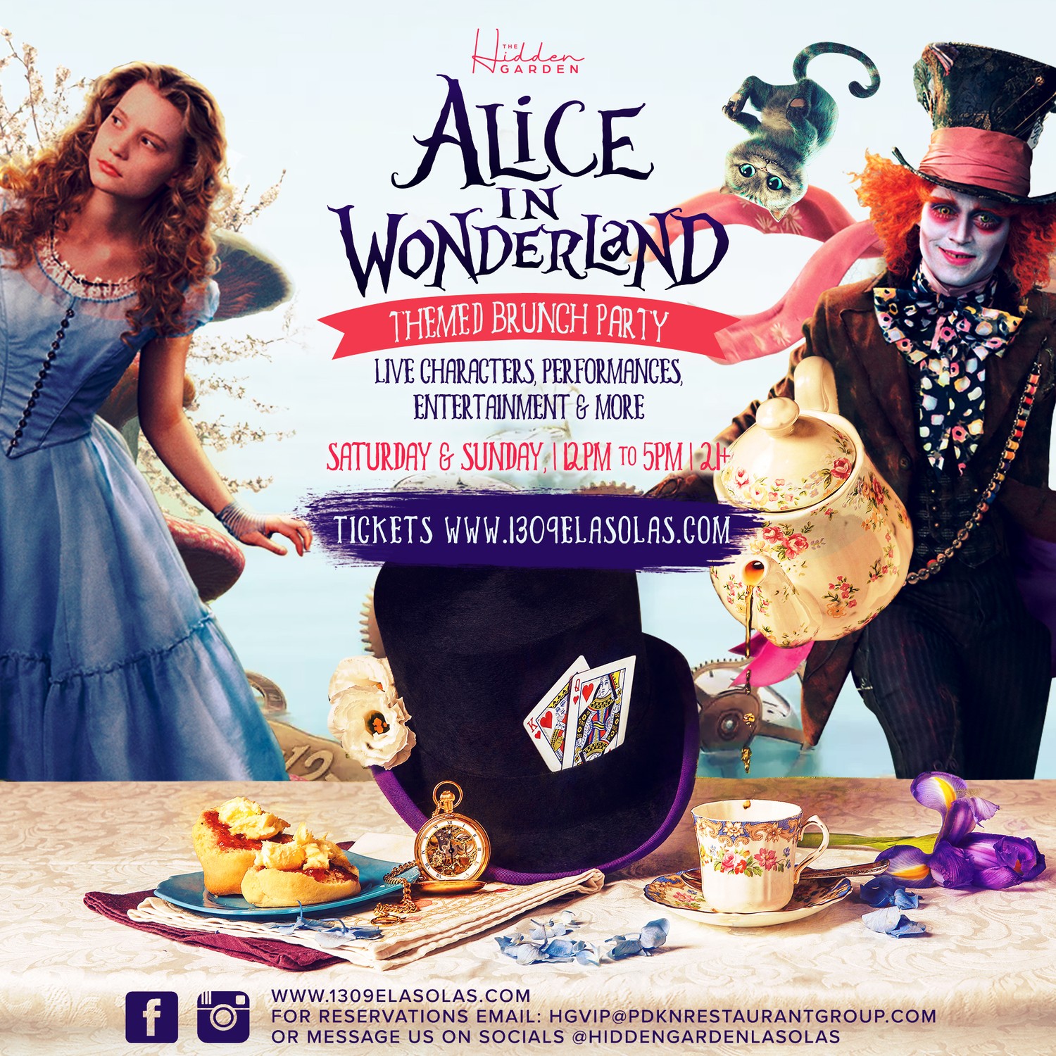 Alice in Wonderland Brunch