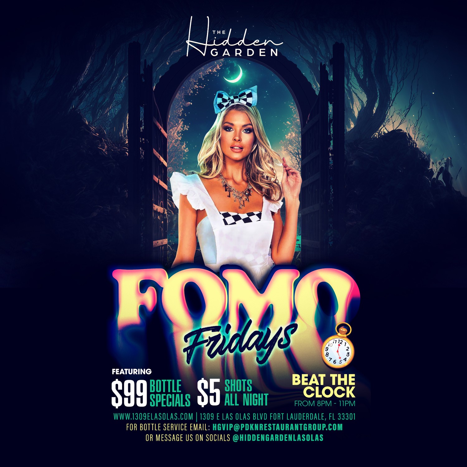 FOMO Fridays flyer