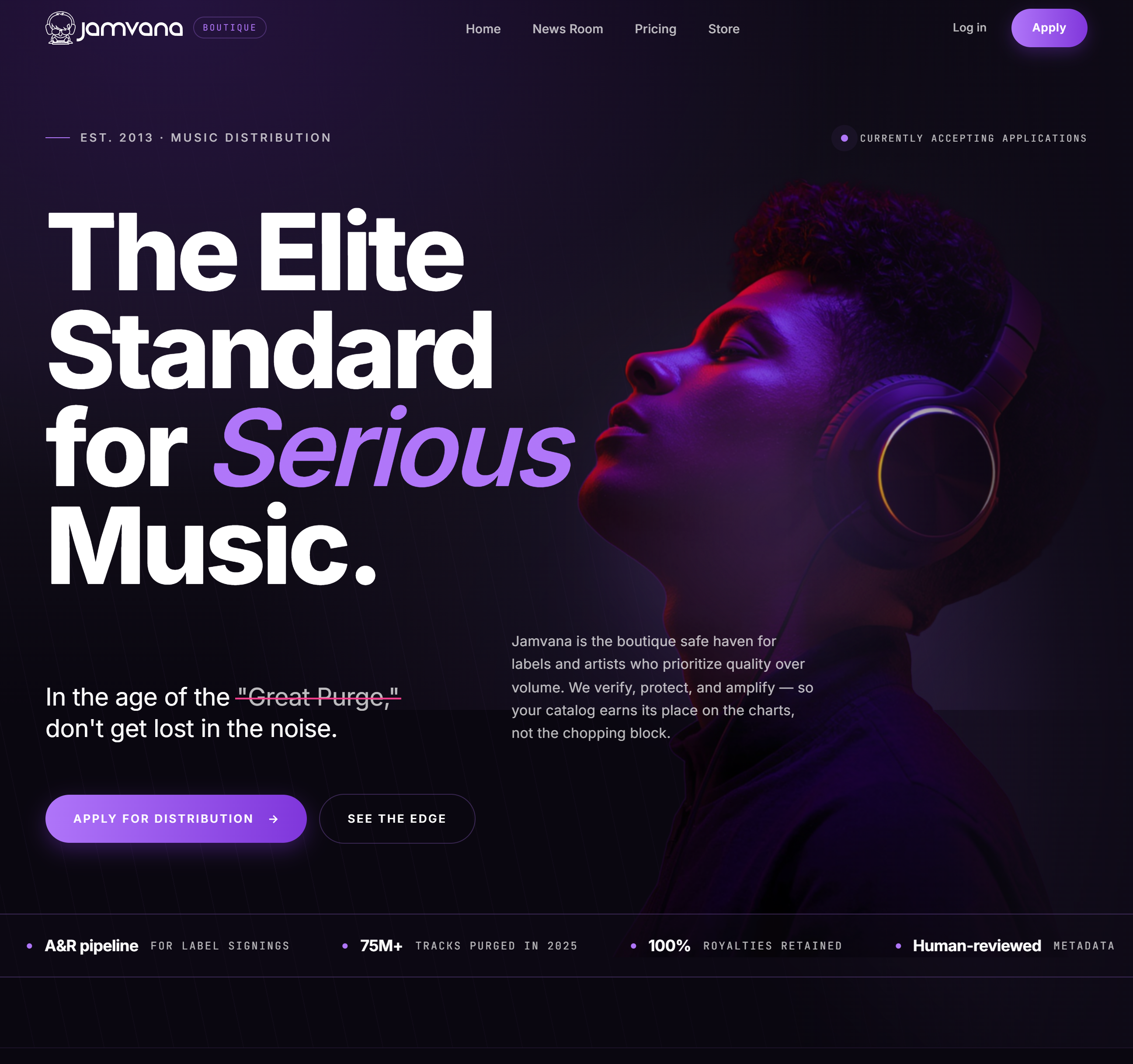 Jamvana homepage