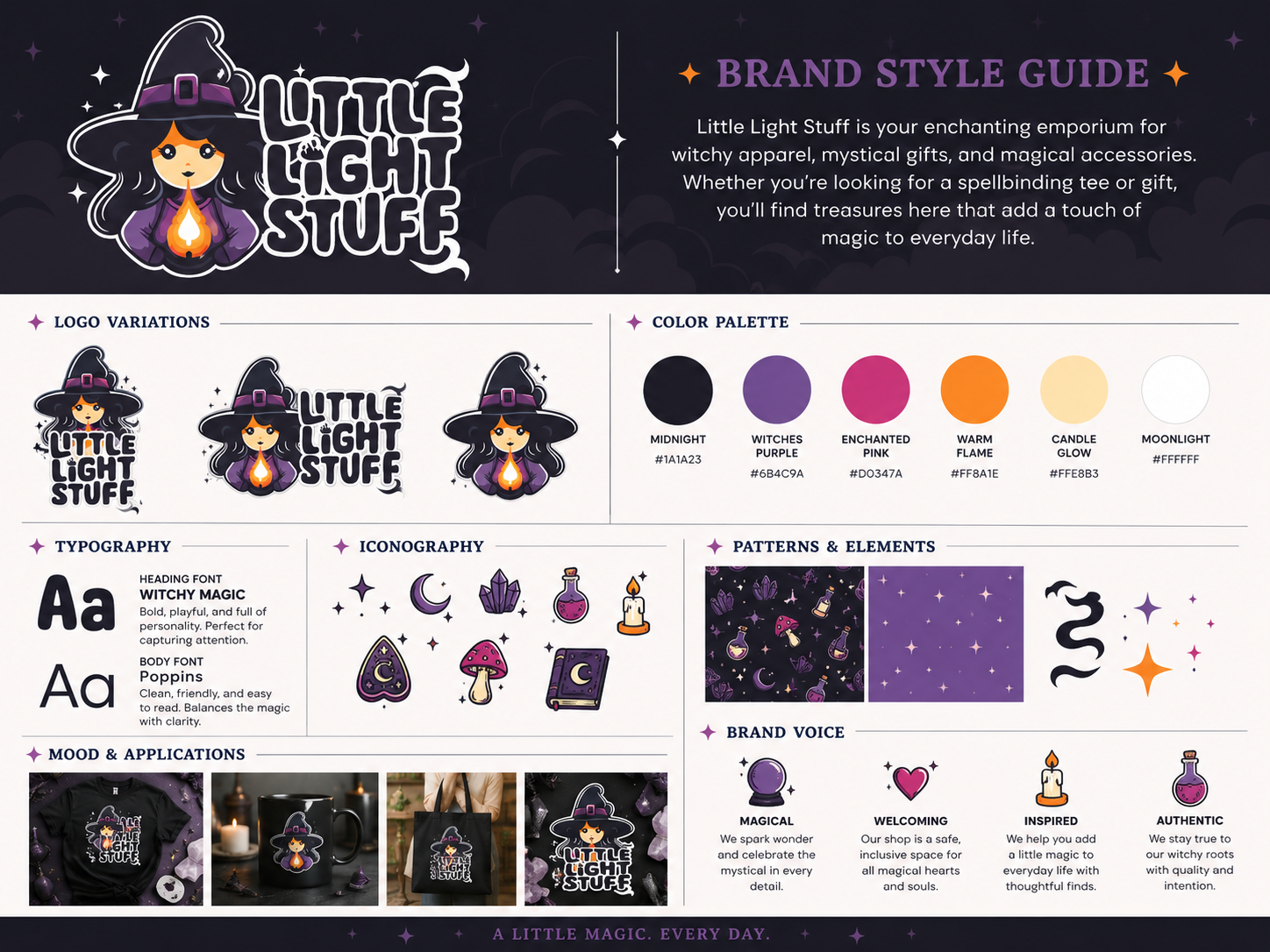Little Light Stuff Brand Style Guide